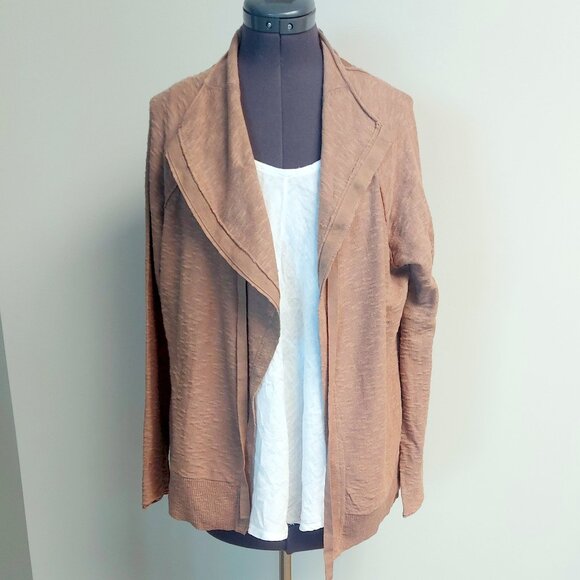 Brochu Walker Cotton/Linen Open Style Cardigan - Size M - Picture 2 of 10